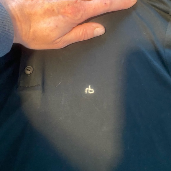 rag&bone Men’s size L Bundle of two cotton polos black and white great condition - Picture 5 of 15